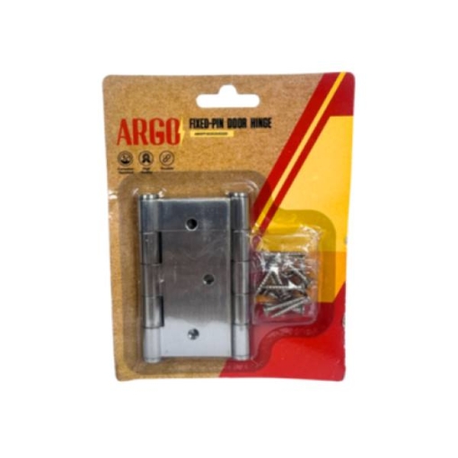 Picture of Argo Hinge Fixed Pin 3.5x3.5x2MM Brushed Nickel, ARGFP35352US32D