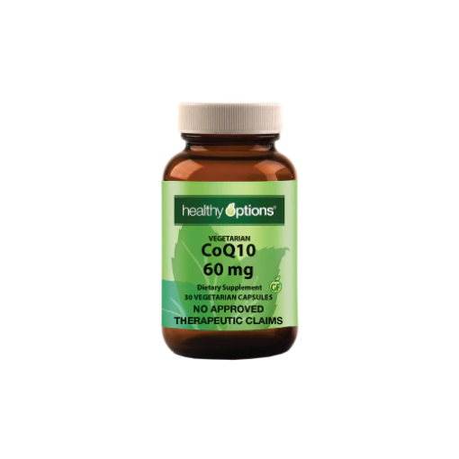 Picture of Healthy Options Vegetarian CoQ10 60mg 30 Capsules