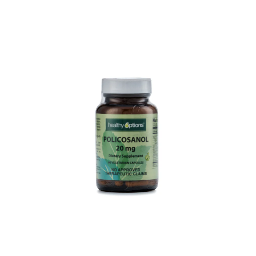 Picture of Healthy Options Policosanol 20mg 60 Capsules