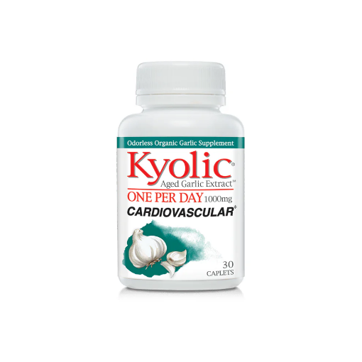 Picture of Kyolic Aged Garlic Extract One Per Day 1000mg Cardiovascular 30 Caplets