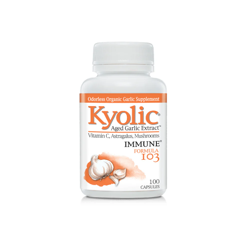 Picture of Kyolic Aged Garlic Extract Immune Formula 103 100 Capsules