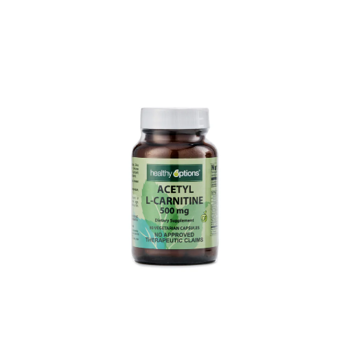 Picture of Healthy Options Acetyl L-Carnitine 500mg 30 Capsules