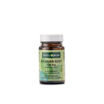 Picture of Rated 4.0 out of 5 stars4.0Click to scroll to reviews Healthy Options Valerian Root 125mg 100 Tablets