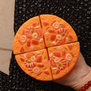 Show details for Cut pizza toy cut toy food toy Picture of Cut pizza toy cut toy food toy