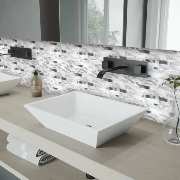 Picture of HOMER SA TILE 30.3X29.7X0.40CM STR LAY WHITE SILVER