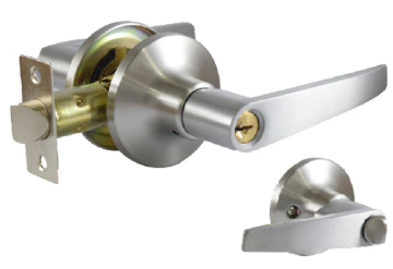 Picture of GATEMAN LEVERSET TUBULAR ENTRANCE SATIN NICKEL