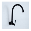Picture of Axis Danube Wall Tap Gooseneck Matte Black, AXS01FW202B