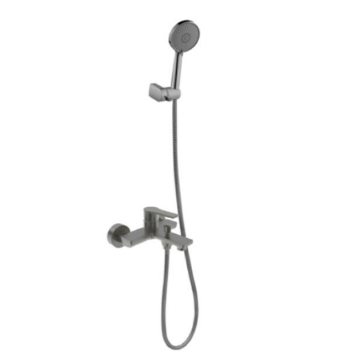 Picture of Axis Finn Hot&Cold Bath & Shower Faucet with Shower Kit Gunmetal