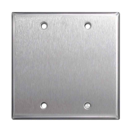 Picture of Double Gang Blank Cover Steel 2BC