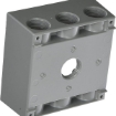 Picture of WEATHERPROOF OUTLET BOXES-ALUMINUM DIE CAST, 2 GANG RECTANGULAR WP BOX