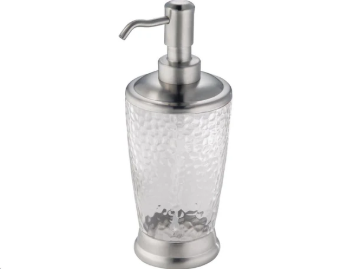 Picture of INTERDESIGN RAIN SOAP PUMP 3.25X8.25 CLEAR/BRUSHED STAINLESS STEEL