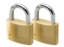 Picture of MASTER LOCK BRASS PADLOCK 2 KEYED ALIKE 20MM HARD STEEL SHACKLE