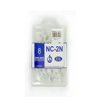 Picture of KSS  NAIL CABLE CLIP 2 100PCS WHITE KSNC2N