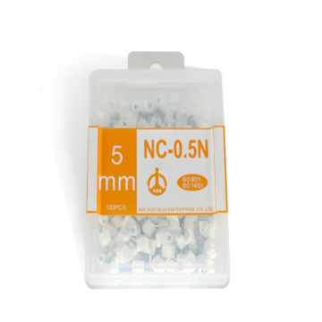 Picture of KSS  NAIL CABLE CLIP 1/2" 100-PC WHITE KSNC05N