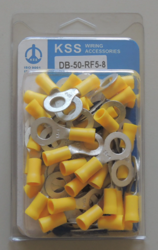 Picture of KSS  TERMINAL O RF5.5-8 50-PC YELLOW KSDB50RF58